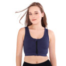Mary Front-Zip Sports Bra with Removable Pads