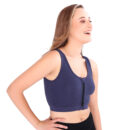 Mary Front-Zip Sports Bra with Removable Pads
