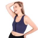 Mary Front-Zip Sports Bra with Removable Pads