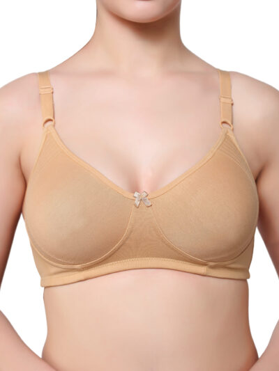 Xema - Wire-Free Full Coverage Cotton Bra - Image 3